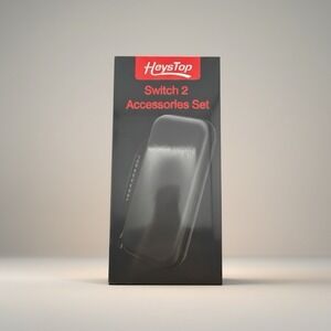 HEYSTOP  Accessories Kit for Switch 2  BLK Carrying Bag Screen Protector Clear